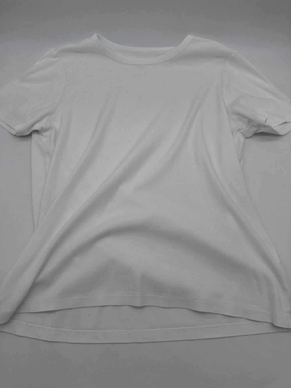 Pendleton Women's White Tee Short Sleeve Large 100% Cotton